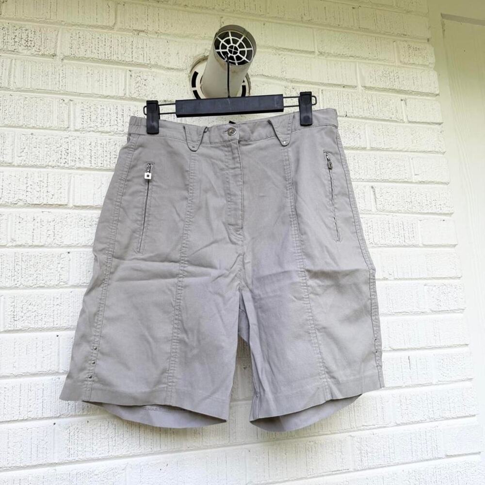 Y2K Jamie Sadock Gray Golf Bermuda Shorts